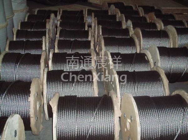 Bright wire rope